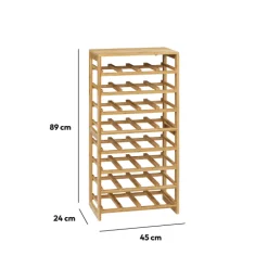 5five Rangement 32 bouteilles, Bambou