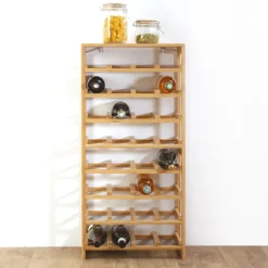 5five Rangement 32 bouteilles, Bambou