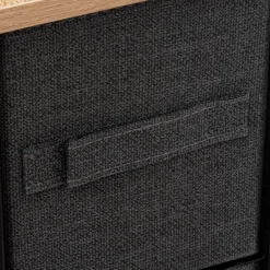 5five Rangement 4 tiroirs tissu, Gris anthracite