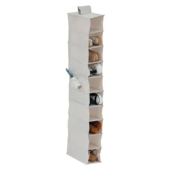 5five Rangement chaussures 10 cases avec panier, Beige