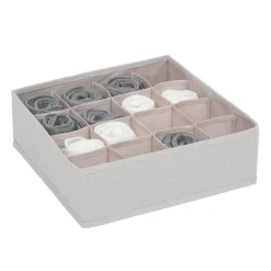 5five Rangement tiroir 16 compartiments, Beige