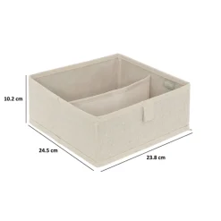 5five Rangement tiroir 2 compartiments, Beige