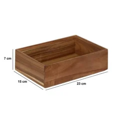 5five Rangement tiroirs, l.23 cm, Marron