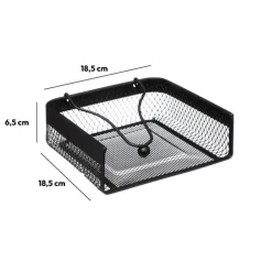 5five Range-serviettes 18,5x18,5cm, Noir