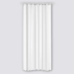 5five Rideau de douche 180x200cm, Blanc