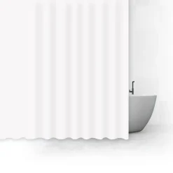 5five Rideau de douche 180x200cm, Blanc
