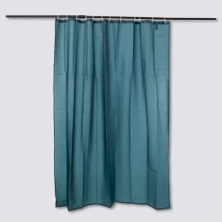 5five Rideau de douche 180x200cm, Bleu pétrole