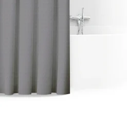 5five Rideau de douche 180x200cm, Gris