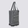 5five Sac de shopping avec 2 roulettes, Gris