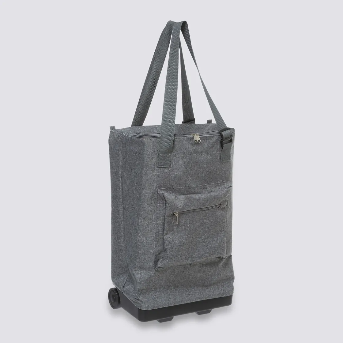 5five Sac de shopping avec 2 roulettes, Gris