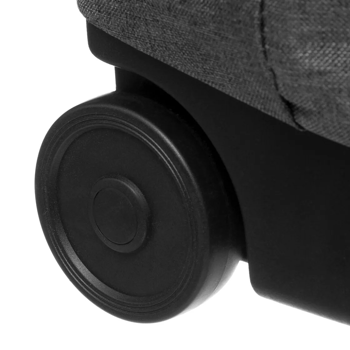 5five Sac de shopping avec 2 roulettes, Gris