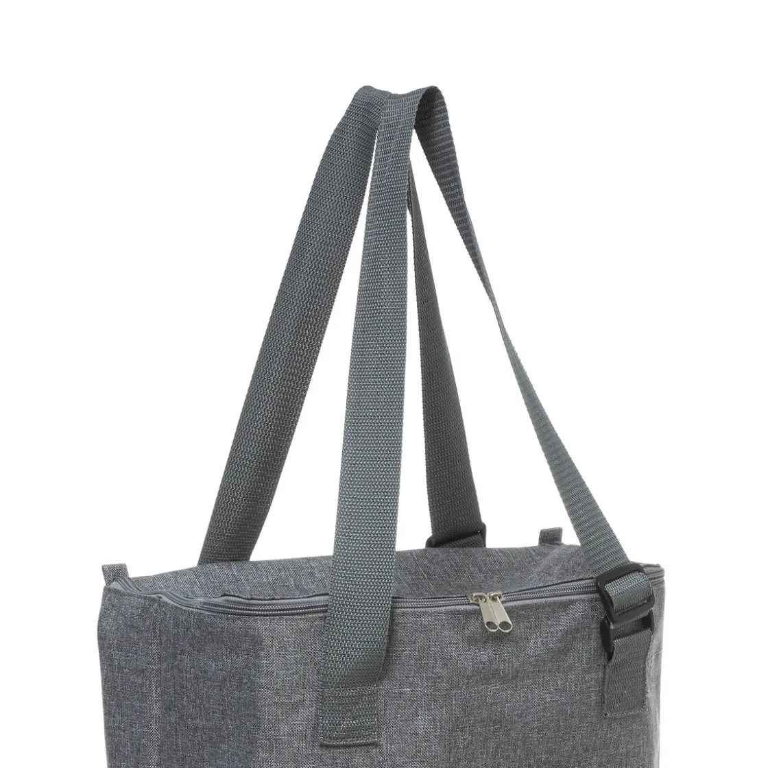5five Sac de shopping avec 2 roulettes, Gris