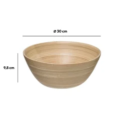 5five Saladier D30 cm, Bambou