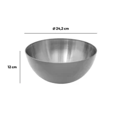 5five Saladier D24 cm, Inox