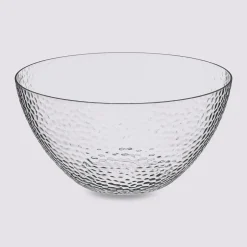 5five Saladier martelé D25 cm, Transparent