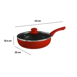 5five Sauteuse Aluminium, 24 cm