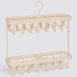 5five Séchoir double, 32 pinces, Beige