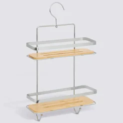 5five Serviteur de douche 2 niveaux, Argenté