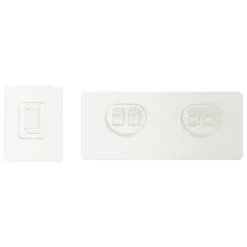 5five Serviteur de douche 2 niveaux, Acacia