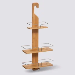 5five Serviteur de douche 3 niveaux, Métal bambou