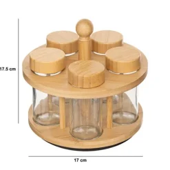 5five Support à épices, 5 emplacements, D.17 cm