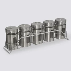 5five Support métal 5 pots à épices