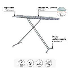 5five Table à repasser 110x40cm