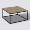 5five Table basse, Effet bois et noir