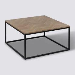 5five Table basse, Effet bois et noir