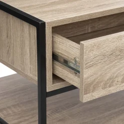 5five Table basse, Effet chêne naturel