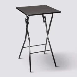 5five Table de bar pliante 2 places, Noir