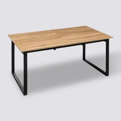 5five Table extensible 6/8 personnes, Effet chêne naturel