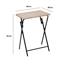 5five Table pliante 1 place, Effet bois