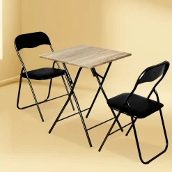 5five Table pliante 2 places, Effet bois