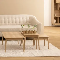 5five Tables gigognes, Beige