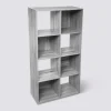 5five Étagère 8 cases, Effet chêne gris