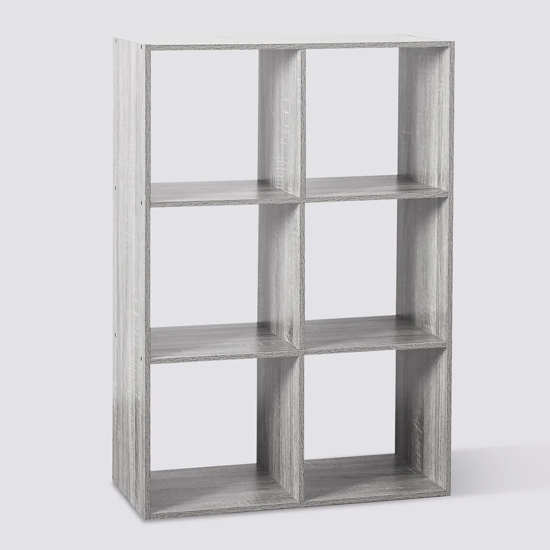5five Étagère 6 cases, Effet chêne gris