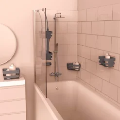 5five Étagère à ventouses, Gris