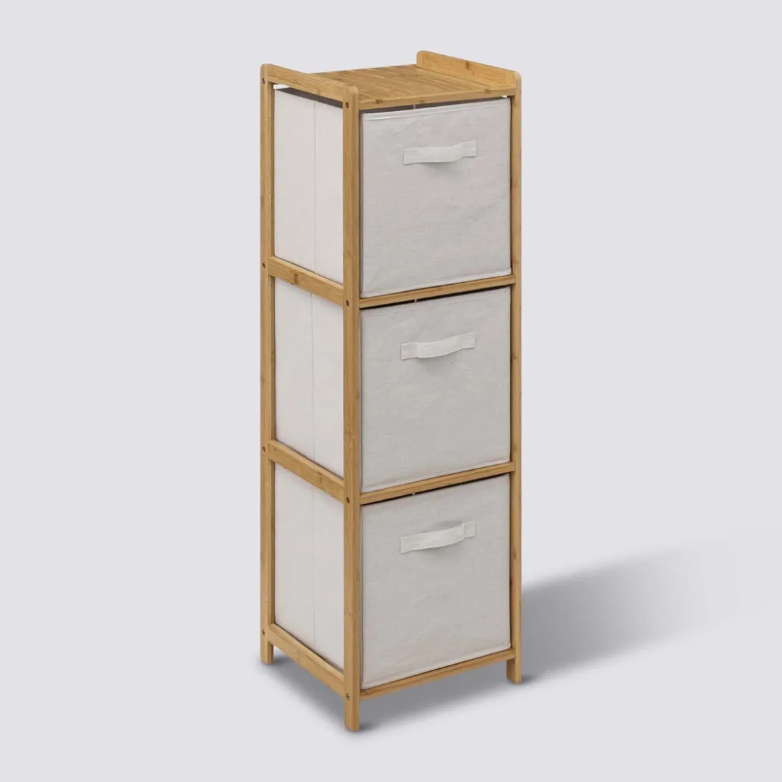 5five Étagère avec 3 paniers, Bambou