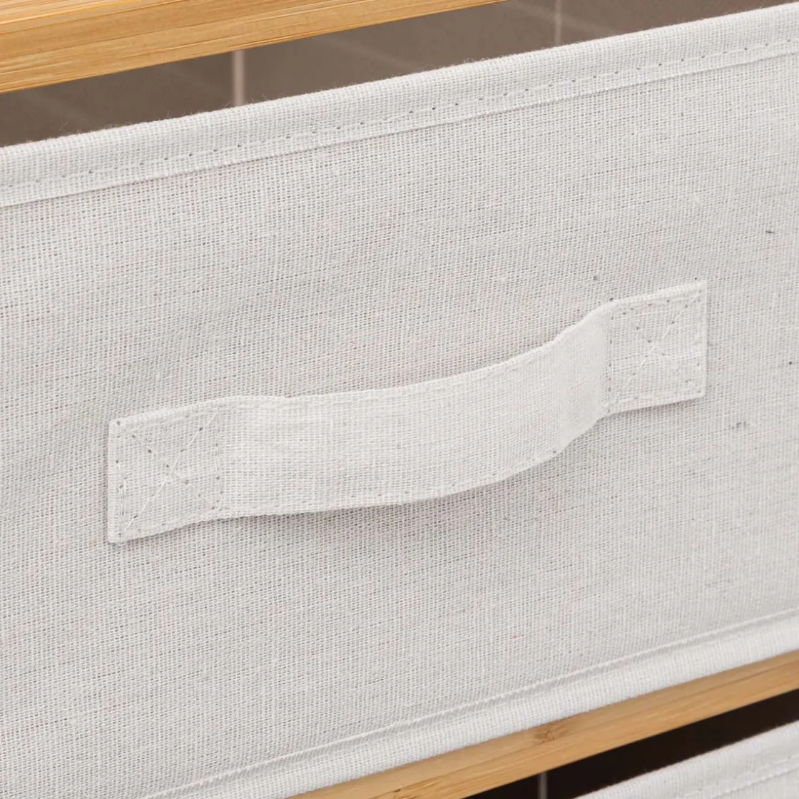 5five Étagère avec 5 paniers, Bambou