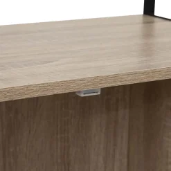 5five Étagère bibliothèque 2 niveaux, Effet chêne naturel