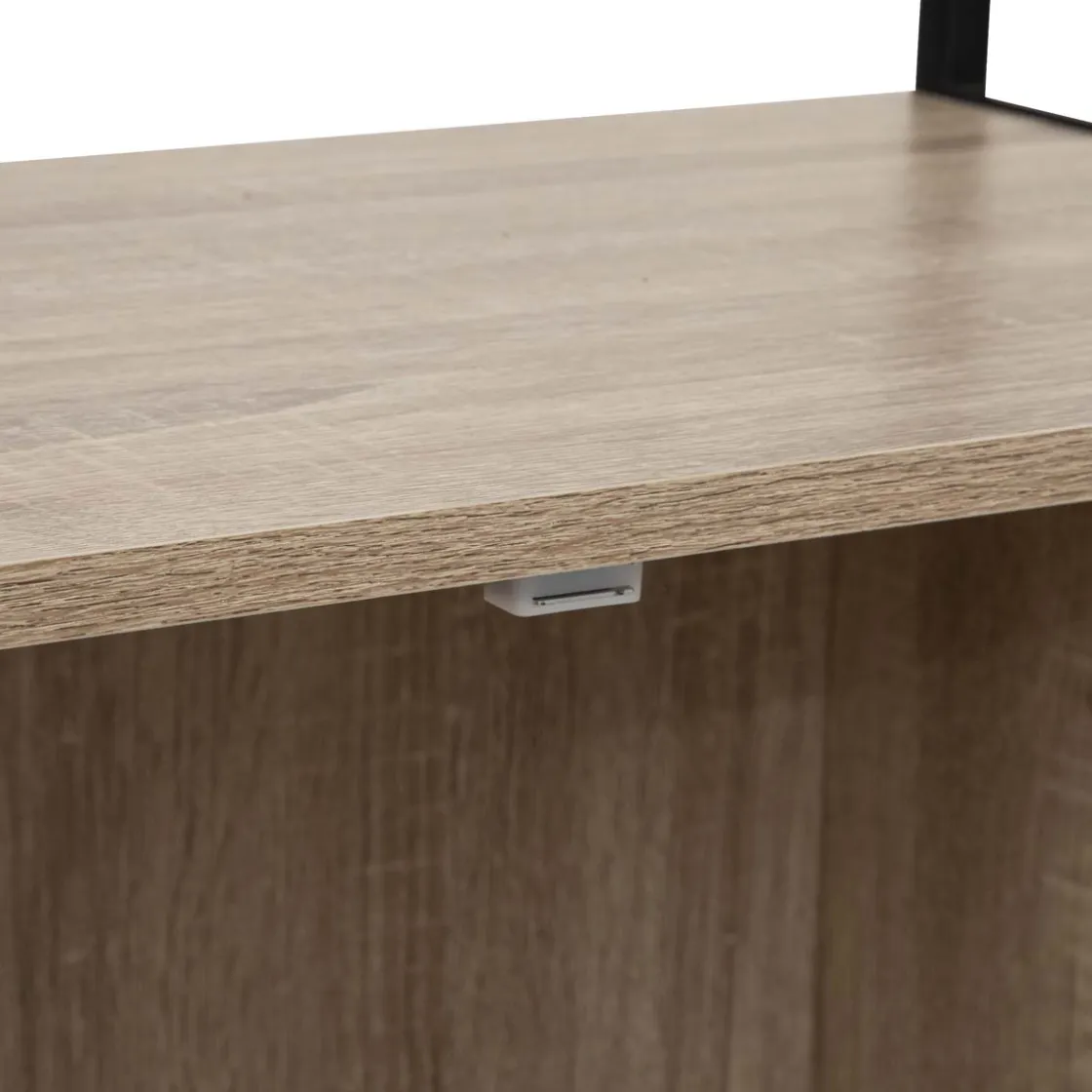 5five Étagère bibliothèque 2 niveaux, Effet chêne naturel