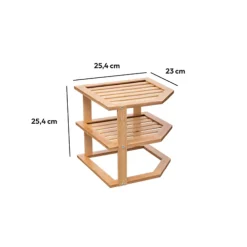 5five Étagère d'angle 2 niveaux