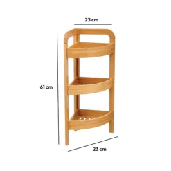 5five Étagère d'angle 3 niveaux 23 cm