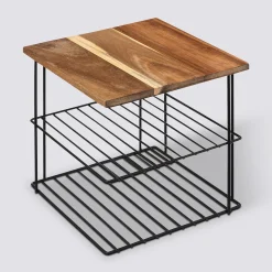 5five Étagère d'angle 2 niveaux, 24cm