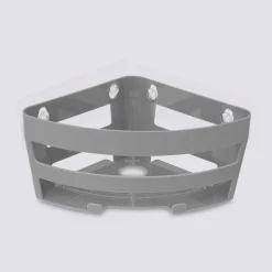 5five Étagère d'angle à ventouses, Gris