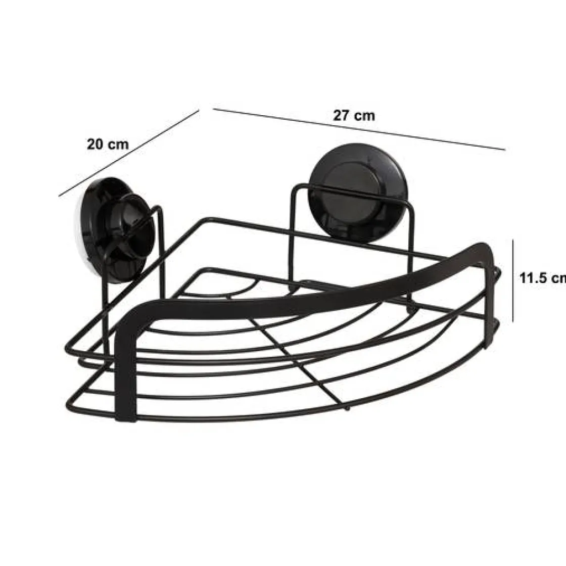 5five Étagère d'angle, Noir
