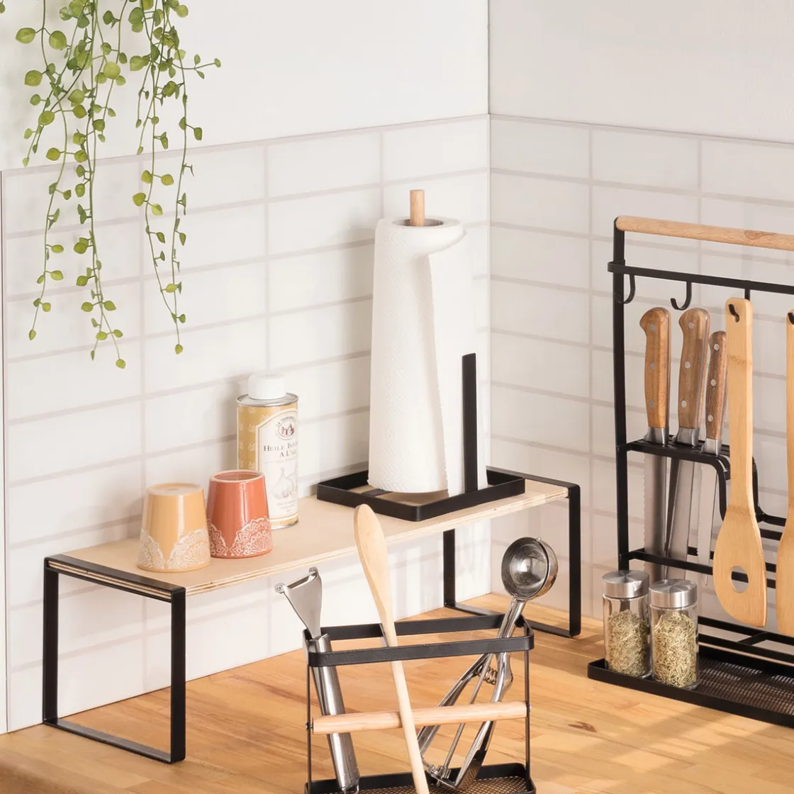 5five Étagère d'appoint 50x18 en bois