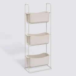 5five Étagère de douche 3 niveaux, Beige