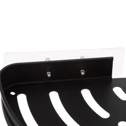 5five Étagère de douche d'angle stick adhésif, Noir